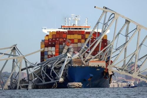 Localizan dos cuerpos de trabajadores del Puente Baltimore EE.UU; uno es mexicano